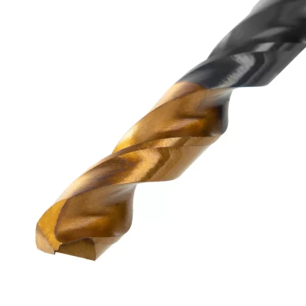 Сверло по металлу, 8,5 мм, HSS-Tin, Golden Tip, 8 шт. Denzel 717220 купить в Нижневартовске