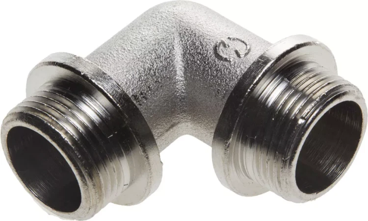 Уголок GENERAL FITTINGS с упором, никелированная латунь, ш/ш, 3/4" 51072-S/S-3/4 купить в Нижневартовске