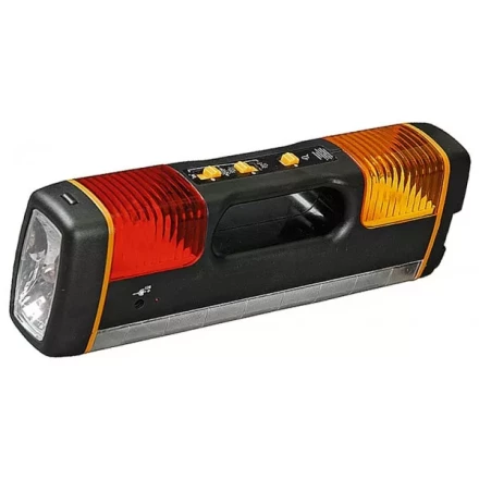 Фонарь СВЕТОЗАР автомобильный, 4-в-1: аварийный сигнал, поворот, фонарь, люминесцентная лампа SV-56915 купить в Нижневартовске