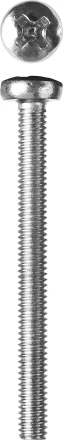 Винт ЗУБР "МАСТЕР" DIN 7985, класс прочности 4.8, оцинкованный, M4x40мм, 5кг 303150-04-040 купить в Нижневартовске