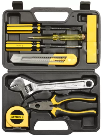 Набор STAYER &quot;STANDARD&quot; универсальный для ремонтных работ, 8 предметов 2205-H8 купить в Нижневартовске