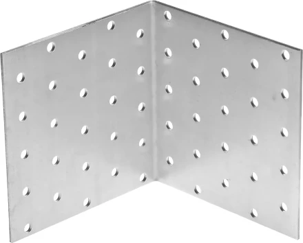 Крепежный угол ЗУБР &quot;МАСТЕР&quot; равносторонний, 100х100х100мм, 1шт 310206-100-100 купить в Нижневартовске