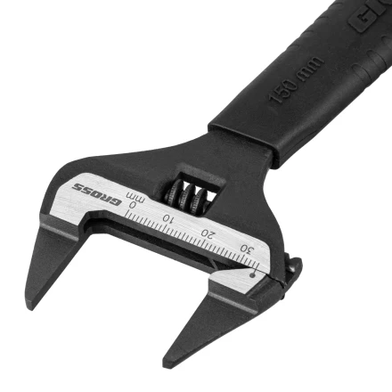 Ключ разводной, 150 мм Gross 15571, CrV, ультратонкие губки купить в Нижневартовске