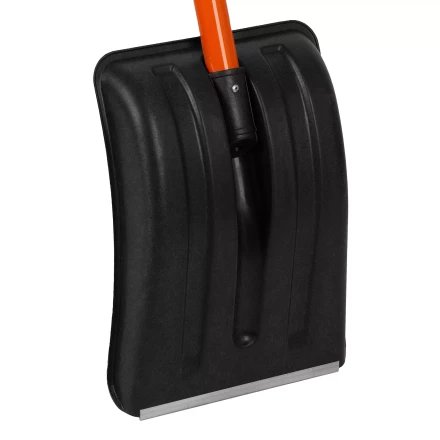 Лопата для уборки снега полипропиленовая Stels, 275х365х790 мм, стальной черенок, Россия, 61654 купить в Нижневартовске