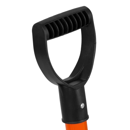 Лопата для уборки снега полипропиленовая Stels, 275х365х790 мм, стальной черенок, Россия, 61654 купить в Нижневартовске