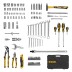 Набор инструментов Denzel 15804, 1/2&quot;, 1/4&quot;, CrV, S2, пластиковый кейс, 122 предмета купить в Нижневартовске