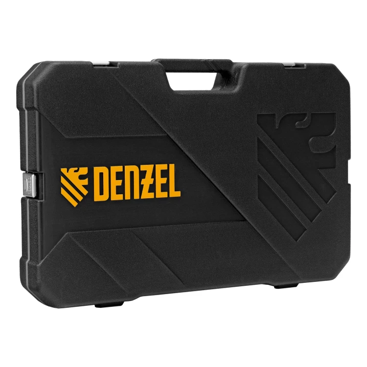 Набор инструментов Denzel 15804, 1/2", 1/4", CrV, S2, пластиковый кейс, 122 предмета купить в Нижневартовске