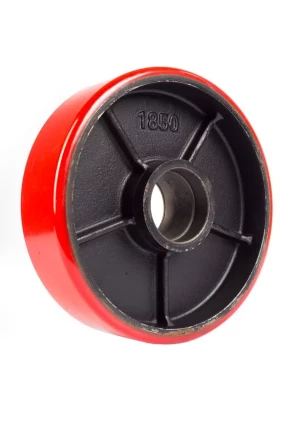 Колесо полиуретановое 180х50 мм без подшипника для тележек гидравлических BF/DF-III/RHP/AC/DF/CW2 1000296 купить в Нижневартовске