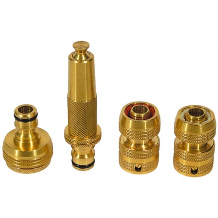 Набор RACO &quot;Profi&quot;, Наконечник, адаптер и соединители 1/2&quot;х3/4&quot;х1&quot;, латунь, 5 предметов 4246-55058B купить в Нижневартовске