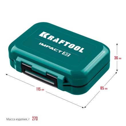 Набор ударных торсионных бит KRAFTOOL Impact, Cr-Mo-V-Nb сталь 26066-H32 купить в Нижневартовске