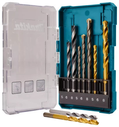 Набор сверл по металлу, дереву и бетону Makita D-71962 купить в Нижневартовске