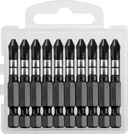 Биты для ударных шуруповертов KRAFTOOL Impact Pro PH 26191-2-50-S10 купить в Нижневартовске