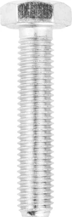 Болт ЗУБР "МАСТЕР" с шестигранной головкой, ГОСТ 7798-70, класс прочности 5.8, оцинкованный, M10x50мм, 5кг 303080-10-050 купить в Нижневартовске