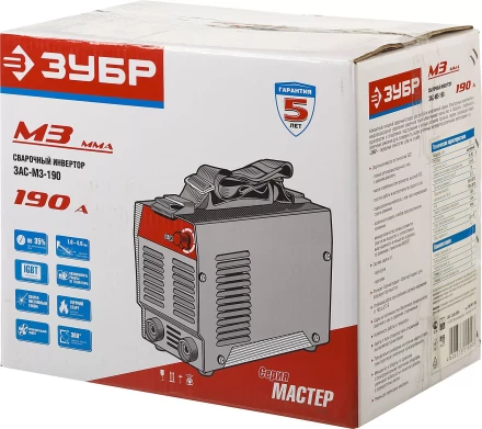 Сварочный инвертор ММА ЗАС-М3-190 серия МАСТЕР купить в Нижневартовске