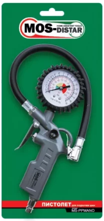 Пневмопистолет для подкачки шин с манометром MS-PPMANO MOS-DISTAR купить в Нижневартовске
