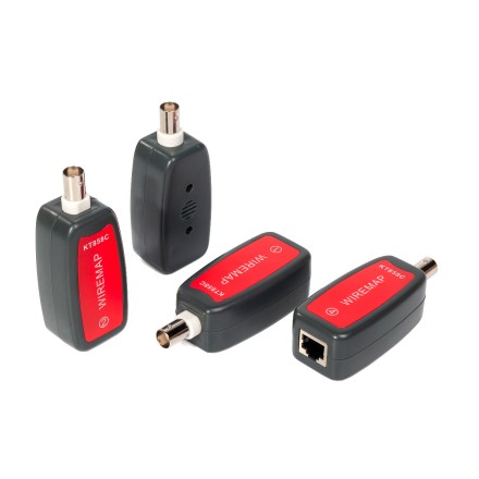 LAN-тестер кабельный КВТ KT 858C с функцией PoE (86210) купить в Нижневартовске