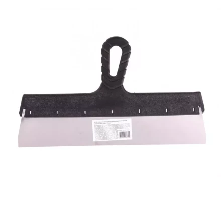 Шпатель фасадный из нержавеющей стали 350 мм пластмассовая ручка 85153 купить в Нижневартовске