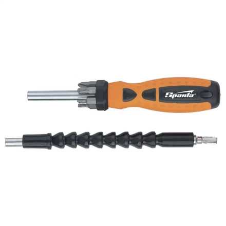 Отвертка телескопическая набор бит 6 шт. магнитный стержень,гибкий привод 1 шт. SPARTA 115575 купить в Нижневартовске