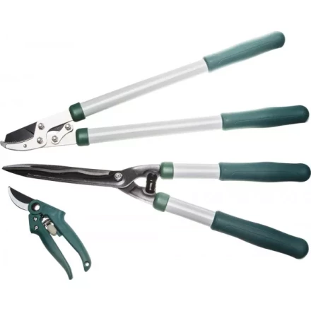 Набор RACO для ухода за деревьями и кустарниками: Сучкорез 540мм, кусторез 520мм, секатор 190мм 4212-59/103B купить в Нижневартовске