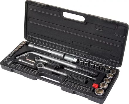 Набор шоферский 54 предм 1/2 и 1/4 в пластиковом Боксе SPARTA 135055 купить в Нижневартовске