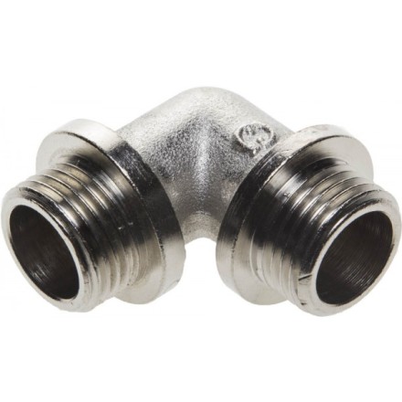Уголок GENERAL FITTINGS с упором, никелированная латунь, ш/ш, 1/2&quot; 51072-S/S-1/2 купить в Нижневартовске