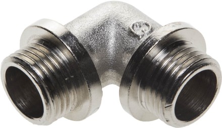 Уголок GENERAL FITTINGS с упором, никелированная латунь, ш/ш, 1/2&quot; 51072-S/S-1/2 купить в Нижневартовске