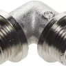 Уголок GENERAL FITTINGS с упором, никелированная латунь, ш/ш, 1/2" 51072-S/S-1/2 купить в Нижневартовске