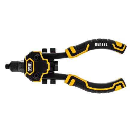 Заклепочник двуручный, заклепки 2,4-3,2-4,0-4,8-6,4 мм Denzel 40500 купить в Нижневартовске