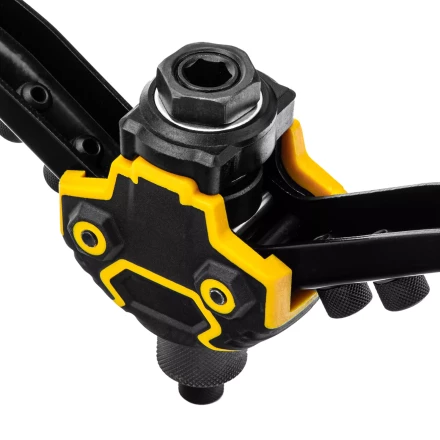 Заклепочник двуручный, заклепки 2,4-3,2-4,0-4,8-6,4 мм Denzel 40500 купить в Нижневартовске