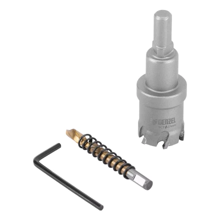 Коронка по металлу твердосплавная, 27 мм Denzel 724007 купить в Нижневартовске