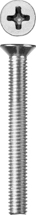 Винт ЗУБР "МАСТЕР" DIN 965, класс прочности 4.8, оцинкованный, M6x50мм, 5кг 303110-06-050 купить в Нижневартовске