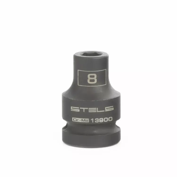 Головка ударная шестигранная 8 мм 1/2" CrMo Stels 13900 купить в Нижневартовске