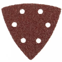 Треугольник абразивный на ворсовой подложке под липучку перф. P 400 93 мм 5 шт. MATRIX 73868