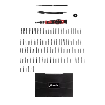 Набор для точных работ 107 в 1 MTX, универсальный, сталь CrV, 135697 купить в Нижневартовске