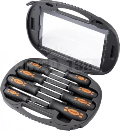 Набор отверток в пластмассовом боксе 8 штук СrV SPARTA 133566 купить в Нижневартовске