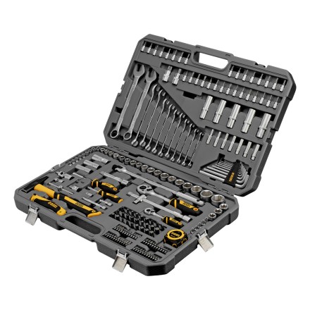 Набор инструментов Denzel 15806, 1/2&quot;, 1/4&quot;, CrV, S2, пластиковый кейс, 194 предмета купить в Нижневартовске