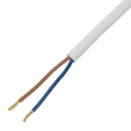 Шнур сетевой Denzel Energy Series, ПВС, 3 м, 2 x 1,5 мм, с неразборной вилкой, белый, 3 м, 37672 купить в Нижневартовске