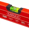 Уровень коробчатый усиленный MIRAX, фрезерованная поверхность, утолщенный профиль, 3 противоударных ампулы (1 поворотная на 360 град), с ручками, 60 см 34603-060 купить в Нижневартовске