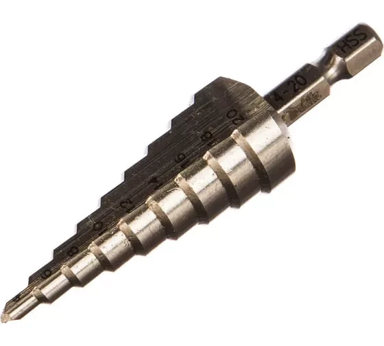Сверло ступенчатое HSS с прямым желобком, 4-20x75, 1/4" (Makita D-40098) купить в Нижневартовске