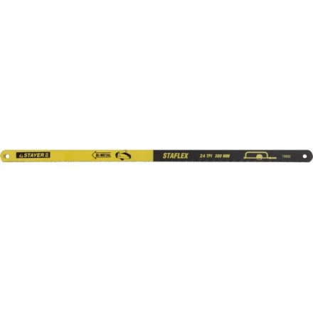 Полотно STAYER &quot;PROFI&quot; &quot;STAYER-FLEX&quot; по металлу, биметаллическое, 24TPI, 300 мм, 10 шт 15932-S10 купить в Нижневартовске