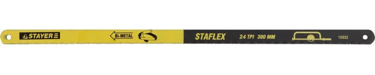 Полотно STAYER "PROFI" "STAYER-FLEX" по металлу, биметаллическое, 24TPI, 300 мм, 10 шт 15932-S10 купить в Нижневартовске