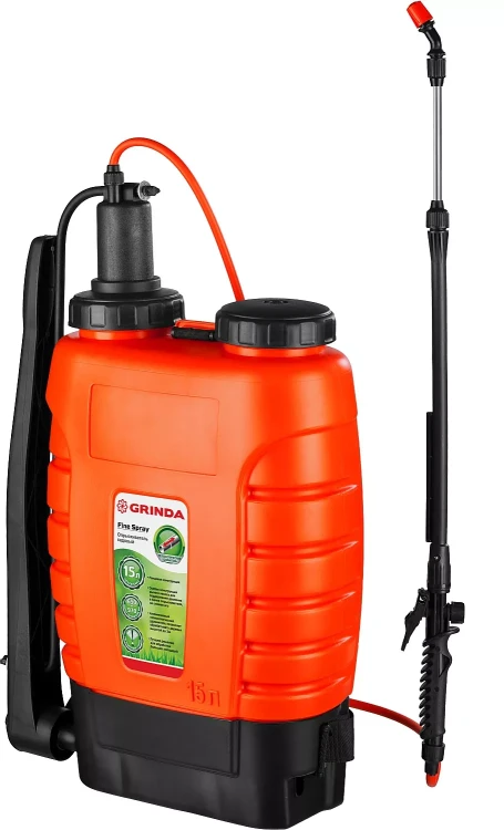 Опрыскиватель садовый GRINDA "Fine Spray", ранцевый, телескопический удлинитель, 15л 425216 купить в Нижневартовске