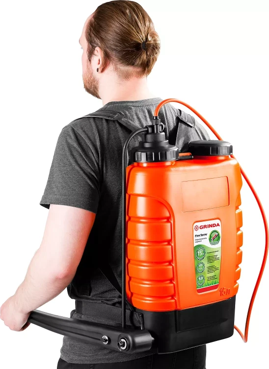 Опрыскиватель садовый GRINDA "Fine Spray", ранцевый, телескопический удлинитель, 15л 425216 купить в Нижневартовске
