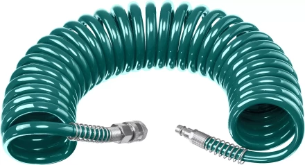 Воздушный спиральный шланг KRAFTOOL с фитингами рапид 8х12 мм 06590-10 купить в Нижневартовске