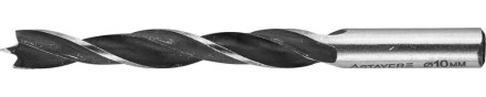 Сверло спиральное по дереву &quot;M-type&quot;, М-образная заточка, сталь HCS, STAYER Professional 2942-120-10, d=10мм 2942-120-10_z01 купить в Нижневартовске