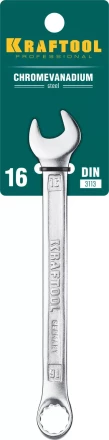 Ключи комбинированные KRAFTOOL, Cr-V, DIN 3113 27079-16 купить в Нижневартовске