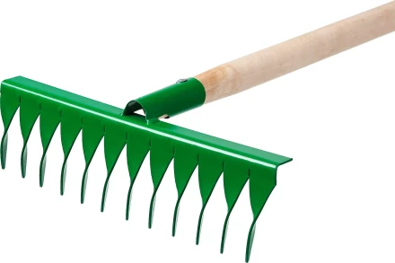 Грабли РОСТОК садовые с черенком, 12 витых зубцов 421900-12 купить в Нижневартовске