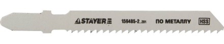 Полотна STAYER &quot;STANDARD&quot;, T118B, для эл/лобзика, HSS, по металлу (3-10мм), EU-хвост., шаг 2мм, 55мм, 2шт 159485-2_z01 купить в Нижневартовске