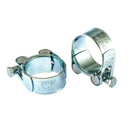 Хомуты металлические силовые 36-39 мм ширина 20 мм шарнирный W1 2 шт Сибртех 47523 купить в Нижневартовске