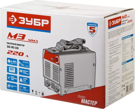 Сварочный инвертор ММА ЗАС-М3-220 серия МАСТЕР купить в Нижневартовске